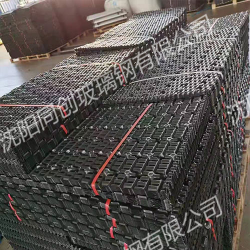 方型横流冷却塔点波填料