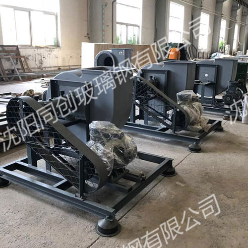 带减震台座玻璃钢风机3